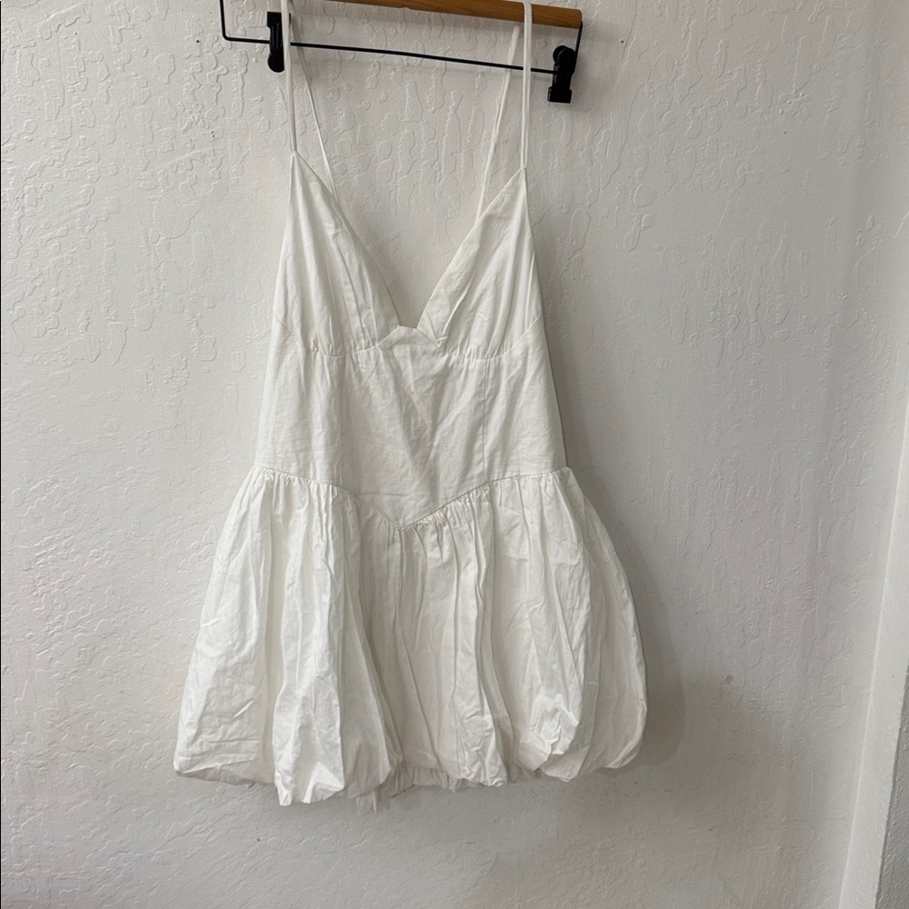 Hello Molly DAYBREAK BUBBLE MINI DRESS WHITE XL US 10 - Picture 4 of 8